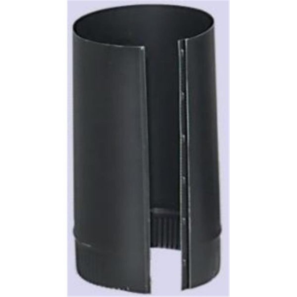 Perfectpillows Gray Metal Products Inc. 7-24-600 7 Inch x 24 Inch 24-ga Snap-Lock Black Stovepipe PE2547975